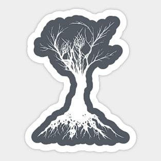 The Taking Tree (white) Sticker